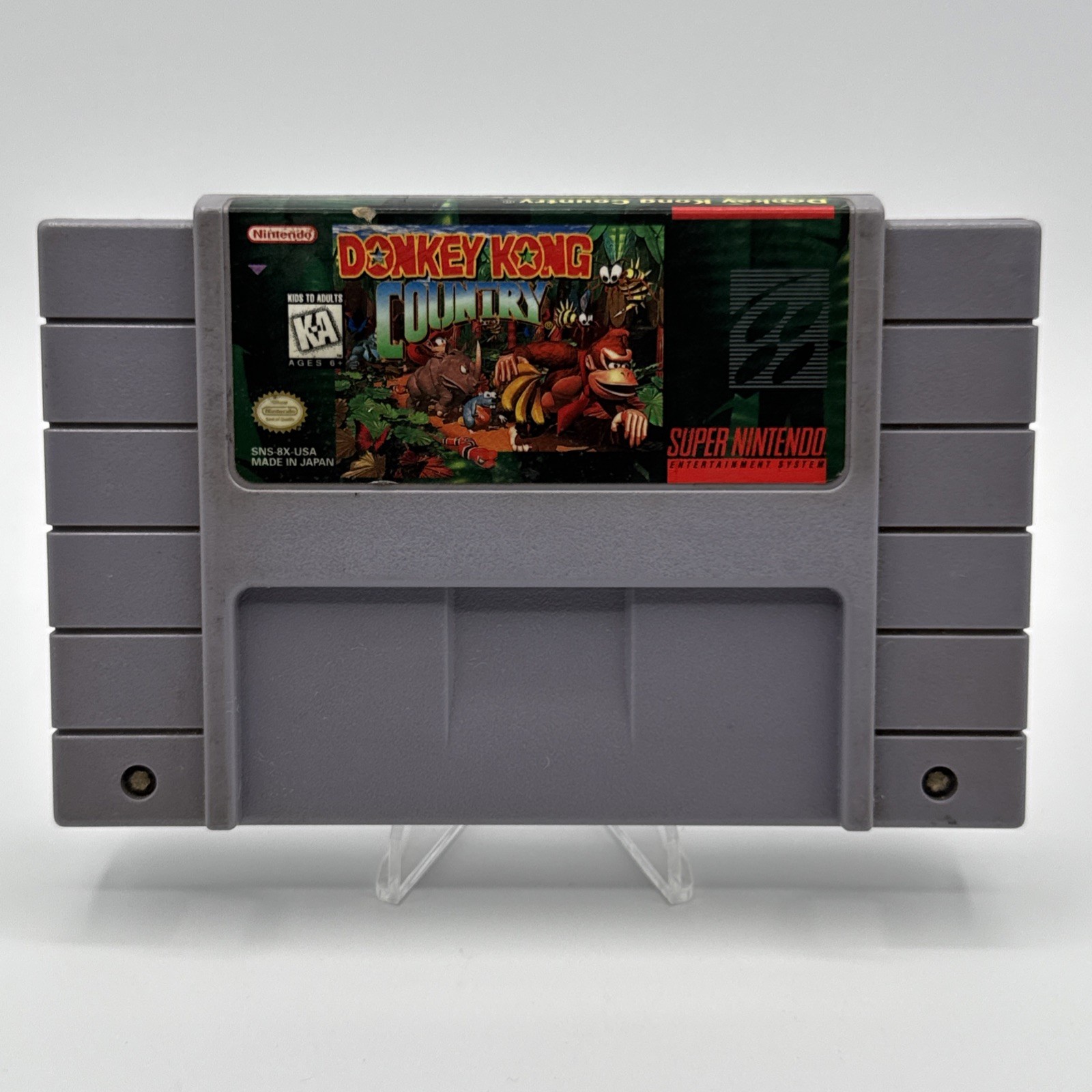 Donkey Kong Country Super Nintendo SNES Cartridge New Save Battery